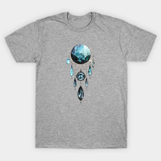 Crystal Moon Goddess Seal T-Shirt by DarkSideRunners